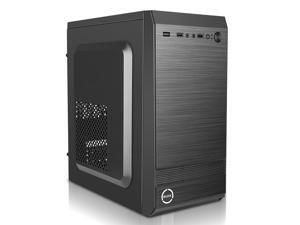 Micro ATX Mini Tower Office Desktop PC Computer Case, USB 2.0, Black Micro ATX Mini Tower Office Desktop PC Computer Case, USB 2.0, Black