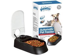 PAWISE Automatic Pet Feeder Food Dispenser with Timer for Cats and Dogs (1 Meal) PAWISE Automatic Pet Feeder Food Dispenser with Timer for Cats and Dogs (1 Meal)