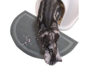 PAWISE Cat Litter Mat Trapping Mat Litter Box Rug Carpet Easy Clean Washable for Floor Waterproof (M) PAWISE Cat Litter Mat Trapping Mat Litter Box Rug Carpet Easy Clean Washable for Floor Waterproof (M)