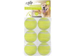All for Paws Interactive Tennis Balls, 6 Pack Dog Ball Toys, Great for Ball Launcher, 2.5" All for Paws Interactive Tennis Balls, 6 Pack Dog Ball Toys, Great for Ball Launcher, 2.5"