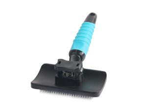 PAWISE Pet Self Cleaning Slicker Brush for Dogs and Cats Brush for Grooming Remove Loose Undercoat Mats and Tangled Hair Dog Grooming Bursh PAWISE Pet Self Cleaning Slicker Brush for Dogs and Cats Brush for Grooming Remove Loose Undercoat Mats and Tangled Hair Dog Grooming Bursh