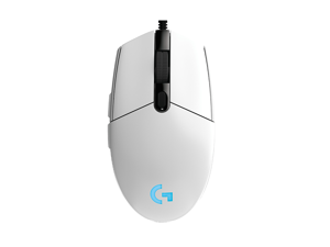 Logitech G102 (G203) IC PRODIGY 8000DPI 1000Hz Polling Rate 16.8M Color RGB Gaming Mouse - White Logitech G102 (G203) IC PRODIGY 8000DPI 1000Hz Polling Rate 16.8M Color RGB Gaming Mouse - White