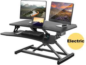 Standing Desk, FUFU&GAGA33.5 inch Stand Up Desk Height Adjustable Standing Desk Converter Computer Desk Fits Dual Monitors, Sit-Stand Laptop Riser Workstation with Gas Spring Lift for Home and Office Standing Desk, FUFU&GAGA33.5 inch Stand Up Desk Height Adjustable Standing Desk Converter Computer Desk Fits Dual Monitors, Sit-Stand Laptop Riser Workstation with Gas Spring Lift for Home and Office