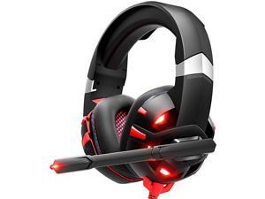 Gaming Headset Xbox One Headset with 7.1 Surround Sound, PS4 Headset with Noise Canceling Mic & LED Light, Compatible with PC, PS4, Xbox One Controller(Adapter Not Included) Gaming Headset Xbox One Headset with 7.1 Surround Sound, PS4 Headset with Noise Canceling Mic & LED Light, Compatible with PC, PS4, Xbox One Controller(Adapter Not Included)