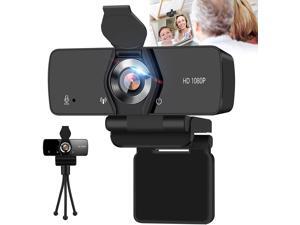 JELUMP Webcam with Microphone,1080P Webcam USB Web Camera for Desktop & Computer,HD Web Cam Video Camera with Privacy Cover & Tripod,Laptop Desktop PC Camera for Video Conference Recording Streaming JELUMP Webcam with Microphone,1080P Webcam USB Web Camera for Desktop & Computer,HD Web Cam Video Camera with Privacy Cover & Tripod,Laptop Desktop PC Camera for Video Conference Recording Streaming
