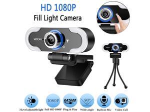 JELUMP New Fill Light Web Camera 1080P Full HD Webcam 2MP Conference PC Camera with Microphone for Live Broadcast Video Usb Webcam JELUMP New Fill Light Web Camera 1080P Full HD Webcam 2MP Conference PC Camera with Microphone for Live Broadcast Video Usb Webcam