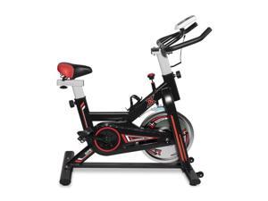 Exercise Bike, FITNESS Indoor Cycling Bike Stationary, Comfortable Seat Cushion, Multi - grips Handlebar, Health Workout with Water Bottle Holder and Soft Saddle (Black Red) Exercise Bike, FITNESS Indoor Cycling Bike Stationary, Comfortable Seat Cushion, Multi - grips Handlebar, Health Workout with Water Bottle Holder and Soft Saddle (Black Red)