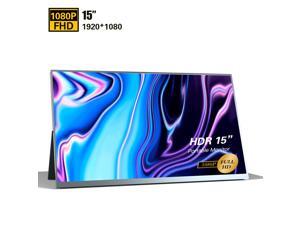 15 Inch Portable Monitor Computer Display 1920×1080 Full HD IPS Screen USB C Gaming Monitor with Type-C Mini HDMI for Laptop PC MAC Phone Xbox PS4, Include Smart Cover & Screen Protector 15 Inch Portable Monitor Computer Display 1920×1080 Full HD IPS Screen USB C Gaming Monitor with Type-C Mini HDMI for Laptop PC MAC Phone Xbox PS4, Include Smart Cover & Screen Protector