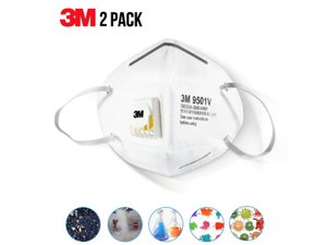 2pcs of 3M N95 Respirator Mask 9501V KN95 Face Mask 2pcs of 3M N95 Respirator Mask 9501V KN95 Face Mask