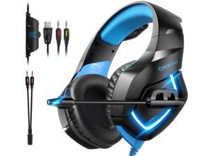 Gaming Headset - Over Ear Gaming Headphone with Microphone, Noise Canceling Stereo Sound Noise, Soft Memory Ear Cup for PC, PS4, Nintendo 64, Xbox One (Adapter Not Included) Gaming Headset - Over Ear Gaming Headphone with Microphone, Noise Canceling Stereo Sound Noise, Soft Memory Ear Cup for PC, PS4, Nintendo 64, Xbox One (Adapter Not Included)