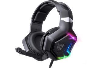 ONIKUMA Gaming Headset for PS4 ,Xbox One, 7.1 Surround Sound Noise Canceling Headset with Microphone &RGB LED Light, Compatible with PC,Game Boy Advance,Nintendo Switch (Adapter Not Included) ONIKUMA Gaming Headset for PS4 ,Xbox One, 7.1 Surround Sound Noise Canceling Headset with Microphone &RGB LED Light, Compatible with PC,Game Boy Advance,Nintendo Switch (Adapter Not Included)