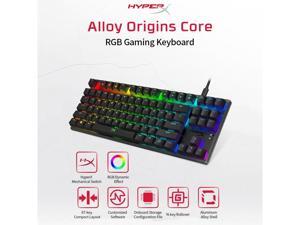 Kingston Mechanical Keyboard HyperX Alloy Origins Core RGB Gaming Keyboard 87 Keys Mechanical Keyboard Aqua Switch Kingston Mechanical Keyboard HyperX Alloy Origins Core RGB Gaming Keyboard 87 Keys Mechanical Keyboard Aqua Switch