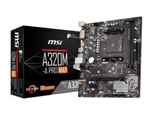 A320M-A PRO MAX Socket AM4 AMD A320 DDR4 Micro ATX Motherboard (A320M-A PRO MAX) A320M-A PRO MAX Socket AM4 AMD A320 DDR4 Micro ATX Motherboard (A320M-A PRO MAX)
