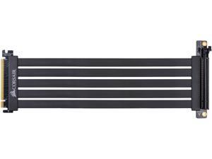 CORSAIR Premium PCIe 3.0 x16 Extension Cable, 300mm (CC-8900419)Extension means extended: A generous 300mm of cable length makes it easy to install your GPU vertically CORSAIR Premium PCIe 3.0 x16 Extension Cable, 300mm (CC-8900419)Extension means extended: A generous 300mm of cable length makes it easy to install your GPU vertically
