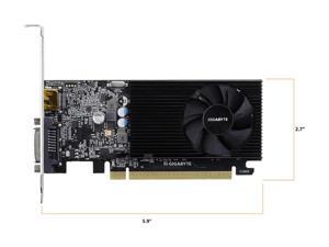 GIGABYTE GeForce GT 1030 Low Profile D4 2G DirectX 12 GV-N1030D4-2GL Video Card 384 CUDA Cores GIGABYTE GeForce GT 1030 Low Profile D4 2G DirectX 12 GV-N1030D4-2GL Video Card 384 CUDA Cores