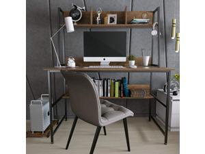 Mecor Computer Desk Study Writing Table for Home Office ,Modern Writing Study Desk with Storage Bookshelf and CPU Stand for Small Spaces, PC Laptop Table Workstation for Home Office Mecor Computer Desk Study Writing Table for Home Office ,Modern Writing Study Desk with Storage Bookshelf and CPU Stand for Small Spaces, PC Laptop Table Workstation for Home Office