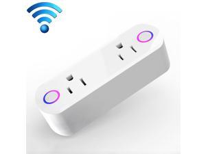 Smart Plug, 15A WiFi Remote Control Smart Socket Works with Alexa & Google Home & IFTTT, AC 100-240V