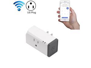 Smart Plug, 16A Phone APP Remote Timing & Power Energy Usage Monitor Mini WiFi Smart Socket Works with Alexa and Google Home