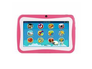 Kids Tablet 768 Kids Education Tablet PC 70 inch 1GB8GB Android 44 Allwinner A33 Quad Core Cortex A7 Support WiFi  TF Card  Gsensor with Holder Silicone Case