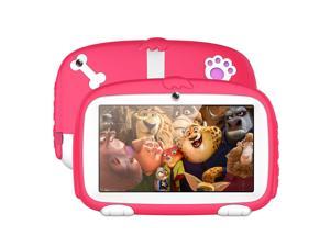 Kids Tablet A718 Kids Education Tablet PC 70 inch 1GB8GB Android 60 Allwinner A33 Quad Core 13GHz Support WiFi  TF Card  Gsensor with Dog Pattern Silicone Case
