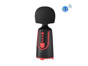 SUOAI MC11 Wireless Voice Changing Mobile Phone Bluetooth Singing Microphone, Colour: Ink Black