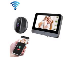 R9 4.3 inch WiFi Smart Video Visual Electronic Peephole Doorbell