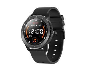 MX12 1.3 inch IPS Color Screen IP68 Waterproof Smart Watch, Support Bluetooth Call / Sleep Monitoring / Heart Rate Monitoring, Style:Silicone Strap