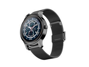 R2 1.28 inch IPS Screen IP65 Waterproof Smart Watch, Support Bluetooth Voice Call / Sleep Monitoring / Heart Rate Monitoring, Style:Steel Strap