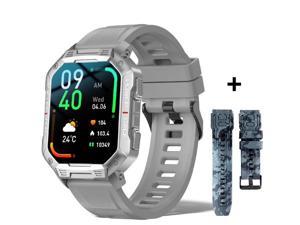 2022 Smart Men Military For Android Mi Ios Blood Pressure Waterproof es Bluetooth Call Smart Fitness Tracker