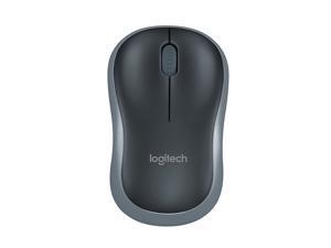 Logitech M186 Wireless Mouse Office Power Saving USB Laptop Desktop Computer Universal(Black Grey)