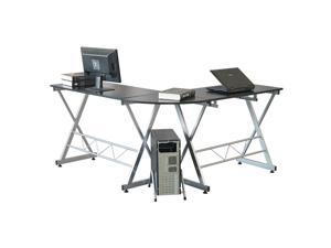 L-Shaped Gaming Desk- Gaming Table - Computer Desk Black