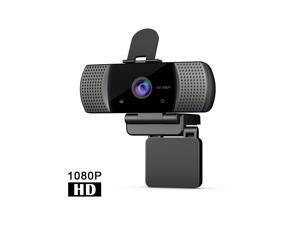 Webcam with Microphone, 1080P HD Video Camera with Privacy Cover and Tripod, Streaming Computer Camera with 110-degree Wide View Angle, USB Web cam for Video Calling Recording conferencing Webcam with Microphone, 1080P HD Video Camera with Privacy Cover and Tripod, Streaming Computer Camera with 110-degree Wide View Angle, USB Web cam for Video Calling Recording conferencing