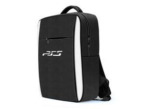 Backpack Travel Carrying Case Portable Storage Bag for Playstation 5 Game Console, Travel Proctection Backpack for PS5 DualSense Console Accessories