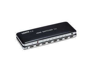 HDMI Switch 7x1 4K@60Hz HDMI Switcher 7 in 1 out Splitter Converter With Remote Control for PS3 PS4 XBOX DVD PC HDMI Switch 7x1 4K@60Hz HDMI Switcher 7 in 1 out Splitter Converter With Remote Control for PS3 PS4 XBOX DVD PC