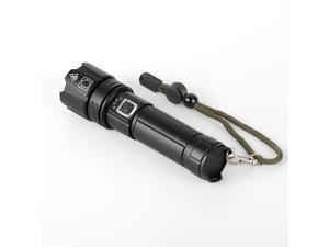 Portable Strong Light Flashlight 7X7MM LED 30W 5V Micro USB Rechargeable Zoom Flashlight Can Be Output And Input Suitable For Camping, Climbing, Night Riding, Caving: Waterproof Rating IPX4