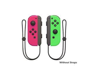 GAMING Switch Controller Compatible with Nintendo Switch Joycon Left and Right Controllers without Straps - Pink/Green