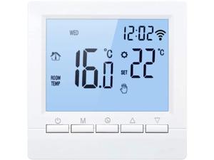 WIFI and Voice Control Smart Thermostats for Electric Heating in Home, Week Programmable,  Temperature Controller with LCD Display, Compatible with Alexa, Amazon Echo, Google Home - ME83H-16A
