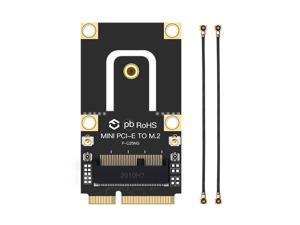 New M.2 NGFF to Mini PCI-E Adapter For M.2 Wifi Bluetooth Wireless Wlan Card Intel AX210 AX200 9260 8265 8260 For Laptop PC Mini PCI Express