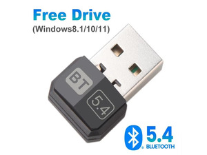 TelDaykemei USB Bluetooth 5.4 5.3 Dongle Adapter for PC Speaker Wireless Mouse Keyboard Music Audio Receiver Transmitter Drive free
