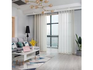 Crinkle Sheer Curtain Panels Window Treatment Rod Pocket and Back Tab Crushed Voile Sheer Curtains for Patio/Villa/Parlor/Sliding Door (Set of 2, 39.4 Wide x 78.7 inch Long) Crinkle Sheer Curtain Panels Window Treatment Rod Pocket and Back Tab Crushed Voile Sheer Curtains for Patio/Villa/Parlor/Sliding Door (Set of 2, 39.4 Wide x 78.7 inch Long)