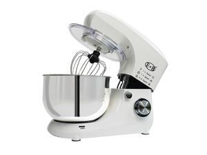 Stand Mixer, 1200W Dough Mixer, Tilt-Head Electric Mixer with Stainless Steel Bowl, Dough Hook, Mixing Beater and Whisk, 5L Stand Mixer, 1200W Dough Mixer, Tilt-Head Electric Mixer with Stainless Steel Bowl, Dough Hook, Mixing Beater and Whisk, 5L