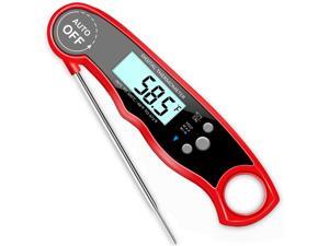 Digital Instant Read Meat Thermometer - Waterproof Kitchen Food Cooking Thermometer with Backlight LCD - Best Super Fast Electric Meat Thermometer Probe for BBQ Grilling Smoker Baking Turkey Digital Instant Read Meat Thermometer - Waterproof Kitchen Food Cooking Thermometer with Backlight LCD - Best Super Fast Electric Meat Thermometer Probe for BBQ Grilling Smoker Baking Turkey