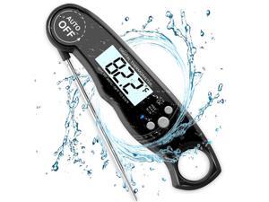 Digital Instant Read Meat Thermometer - Waterproof Kitchen Food Cooking Thermometer with Backlight LCD - Best Super Fast Electric Meat Thermometer Probe for BBQ Grilling Smoker Baking Turkey Digital Instant Read Meat Thermometer - Waterproof Kitchen Food Cooking Thermometer with Backlight LCD - Best Super Fast Electric Meat Thermometer Probe for BBQ Grilling Smoker Baking Turkey