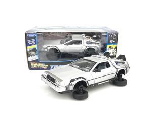 Welly 22441FV Delorean Back To The Future 2 Time Machine NEW In Box 