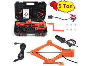 Car Floor Jack 5 Ton All-in-one Automatic 12V Scissor Lift Jack Set for SUV w/Remote Tire Change Repair Emergency Tool Kits Floor Jack for Vehicle Wheel Change (5T) Car Floor Jack 5 Ton All-in-one Automatic 12V Scissor Lift Jack Set for SUV w/Remote Tire Change Repair Emergency Tool Kits Floor Jack for Vehicle Wheel Change (5T)