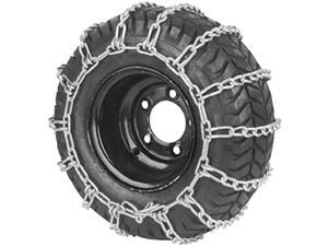 The ROP Shop 2 Link TIRE Chains & TENSIONERS 16x6.5x8 for Sears Craftsman Lawn Mower Tractor 