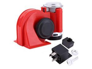 12Volt Loud Car Air Horn Big Truck Horn 150db with Automotive Relay Electric Horn for Truck Car Motorcycle (Red) 12Volt Loud Car Air Horn Big Truck Horn 150db with Automotive Relay Electric Horn for Truck Car Motorcycle (Red)