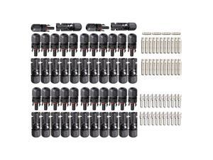 48PCS Solar connectors MC4 MaleFemale IP67 Solar Connectors24 Pairs Solar connectors 48PCS Solar connectors MC4 MaleFemale IP67 Solar Connectors24 Pairs Solar connectors