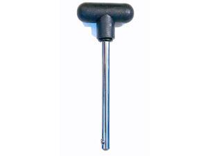 Pin, Tensile - 3/8" Diameter | 3-3/4" Locking Space - Universal Weight Stack Replacement SELECTOR KEY| (T- Round Knob,| DETENT Hitch PINS - Chrome Plated Steel Shaft Pin, Tensile - 3/8" Diameter | 3-3/4" Locking Space - Universal Weight Stack Replacement SELECTOR KEY| (T- Round Knob,| DETENT Hitch PINS - Chrome Plated Steel Shaft