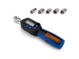 3/8 inch Digital Torque Wrench, 3.1-62.7 ft-lbs (4.2 - 85 N-m) Torque Range, Sequential LED and Buzzer, Socket Set, Calibrated (WSP3-085CN) 3/8 inch Digital Torque Wrench, 3.1-62.7 ft-lbs (4.2 - 85 N-m) Torque Range, Sequential LED and Buzzer, Socket Set, Calibrated (WSP3-085CN)
